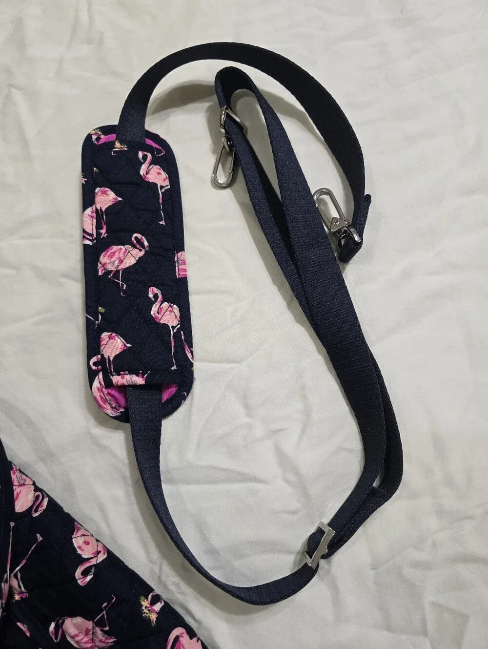 Vera Bradley Flamingo Fiesta Shoulder Strap Bag 16
